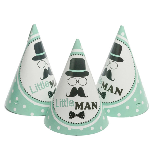 Ковпак святковий "Маленький чоловічок" 7003-0004, 15см, в упаковці 20 шт (7003-0004)