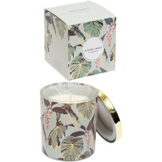 Ароматична свічка "Home fragrance" AXW2015(Bergamot) у скляному стакані з кришечкою  (AXW2015(Bergamot))