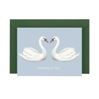 Листівка з конвертом Лебеді СS-GS-002  (СS-GС-002)