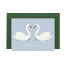 Листівка з конвертом Лебеді СS-GS-002  (СS-GС-002)