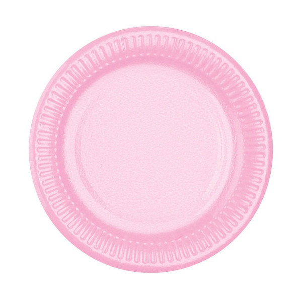 Набір паперових тарілок світло-рожевих 7038-0078, 10 шт.