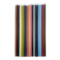 Набір кольорових свічок Mix-20, 0,6 см, 20 см, 20 штук у комплекті (Mix-20)