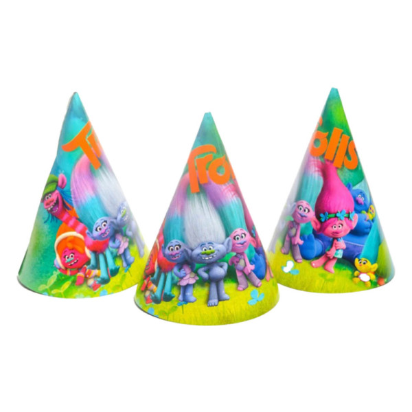 Ковпак святковий "Тролі Універсальні №8" 7003-0038, 15см, в упаковці 20 шт (7003-0038)