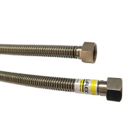 Шланг з гофр. нерж. ВВ 1/2х1/2" 1.0м Газ/Стандарт,Ecoflex Арт.03094