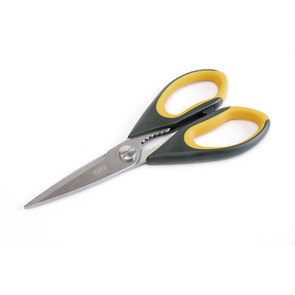 Ножницы хозяйственные пластиковые ручки с резиновой вставкой 22,5см СИЛА Арт,401058