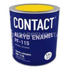 Фарба-алкідна ПФ-115 жовта 0,25кг Contact Арт.ПФ-029