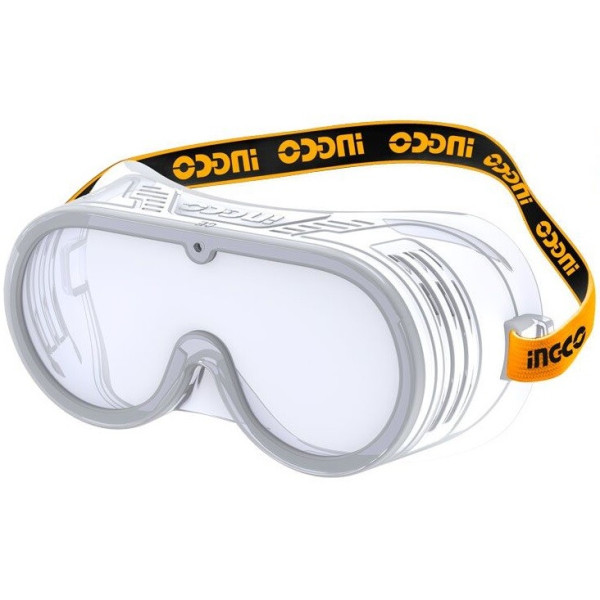 Окуляри захисні закриті прозорі INGCO Арт.006096