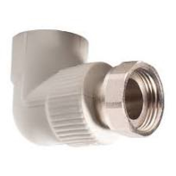 Коліно з накидною гайкою PPR ф 25*3/4 Арт.37026