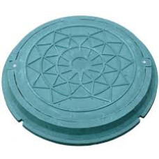 Люк кришка для каналізації зелений Україна Арт.22506