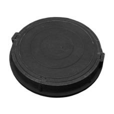 Люк кришка для каналізації чорний Євро Арт.22511