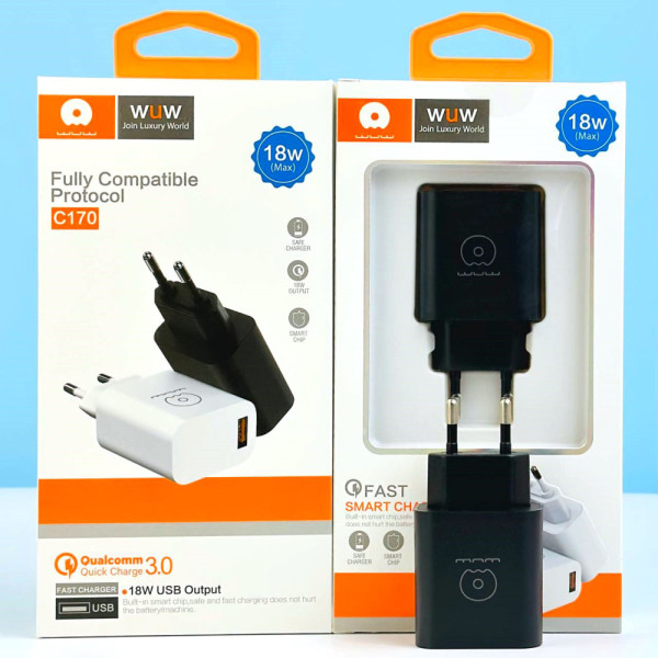 Сетевое зарядное устройство для WUW C170 QC3.0 Арт.42013