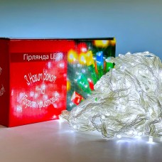 Гірлянда Xmas Водоспад 3m*3m 480 Led Білий від 220V Арт.25492