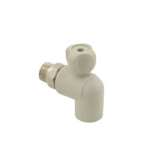 ППР Кран Радиаторный угловой PPR ASG PN20 НР 25мм 3/4" Арт.002063