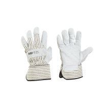 Перчатки комбинированные замшевые р10,5 (цельная ладонь) СИЛА Арт.481231