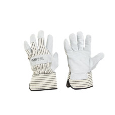 Перчатки комбинированные замшевые р10,5 (цельная ладонь) СИЛА Арт.481231