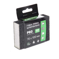 Губка шліфувальна APRO чотирьохстороння пряма P60 Арт.828091