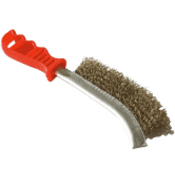 Щітка по металу дротяна з пластмасовою ручкою 250мм Арт.40397