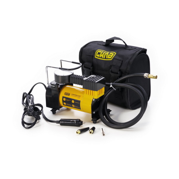 Компресор автомобільний однопоршневий (35л/хв; 7Атм; 12А) СИЛА Арт.900401