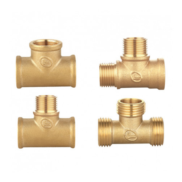 Латунь тройник ЗВЗ DN15 1/2 Арт.17502