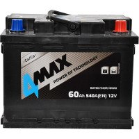 Аккумулятор автомобильный 60А MAX Арт.004224
