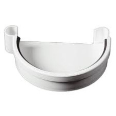 Водостік Заглушка ринви Л 120 біла Арт.04006