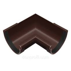 Водосток Угол желоба снаружи 90' коричневый 120 Арт.28136