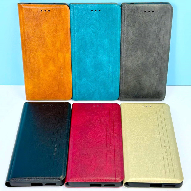 Чехол накладка Mustang Шкіряна With Matte Black Silicone Xiaomi Redmi 10-Redmi 10 Арт.33104
