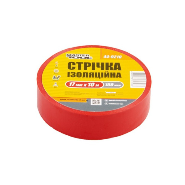Ізострічка стрічка 17мм 10м MASTERTOOL Арт.44-9210