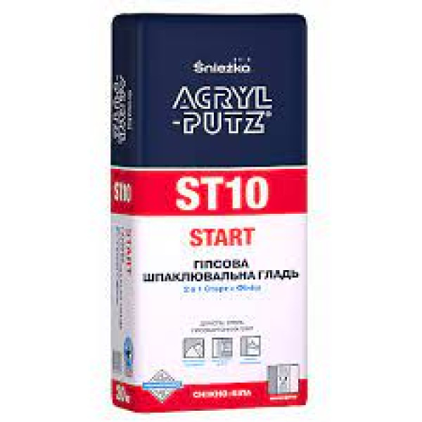 Акрил-Путц Старт Гіпсова шпаклівка Снєжка  2в1 5кг. Арт.281415