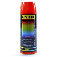 Эмаль универсальная акриловая RAL3020 красный глянец 400мл UNIFIX Арт.951020