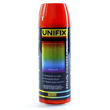 Эмаль универсальная акриловая RAL3020 красный глянец 400мл UNIFIX Арт.951020