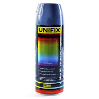 Емаль універсальна акрилова RAL5005 синій сигнальний глянець 400мл UNIFIX Арт.951023