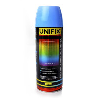 Емаль універсальна акрилова RAL5012 блакитний глянець 400мл UNIFIX Арт.951024