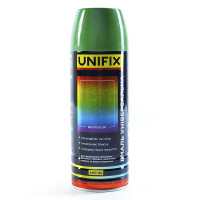 Емаль універсальна акрилова RAL6002 зелений листяний глянець 400мл UNIFIX Арт.951025