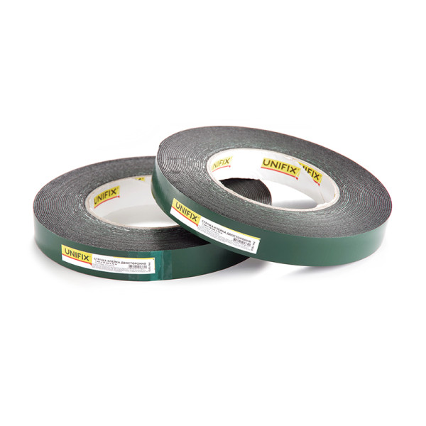 Стрічка клейка двостор.на вспіненій основі 12мм 10м чорна Арт.PN-1210