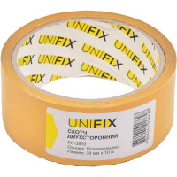 Стрічка клейка двостор. на поліпроп. основі 50мм 10м Арт.РР-5010