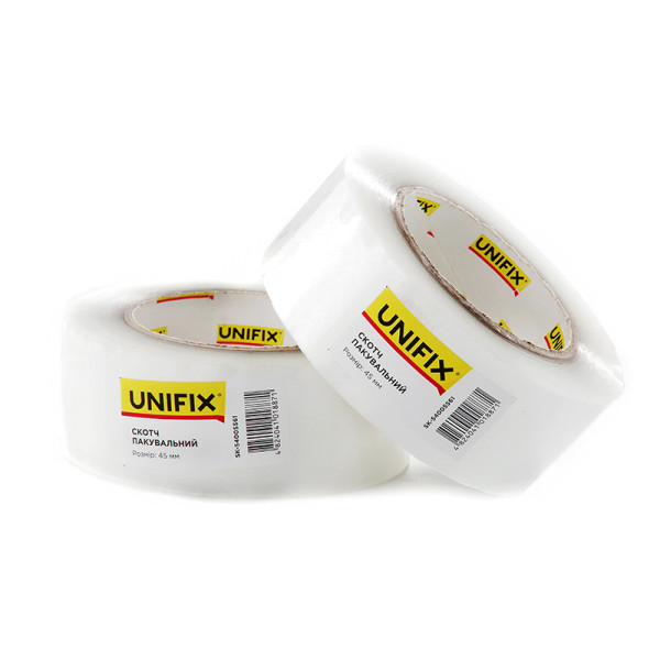 Скотч прозорий 45мм 300м Арт.54003001