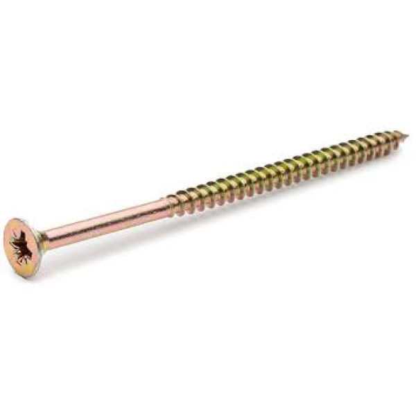 Шуруп 5,0х120 універсальний з потай. голов.жовтий уп.200шт. Арт.10025012000021