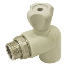 Кран з накидною гайкою Кутовий PN20 20мм 1/2 Арт.39164