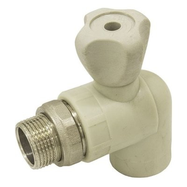 Кран з накидною гайкою Кутовий PN20 20мм 1/2 Арт.39164