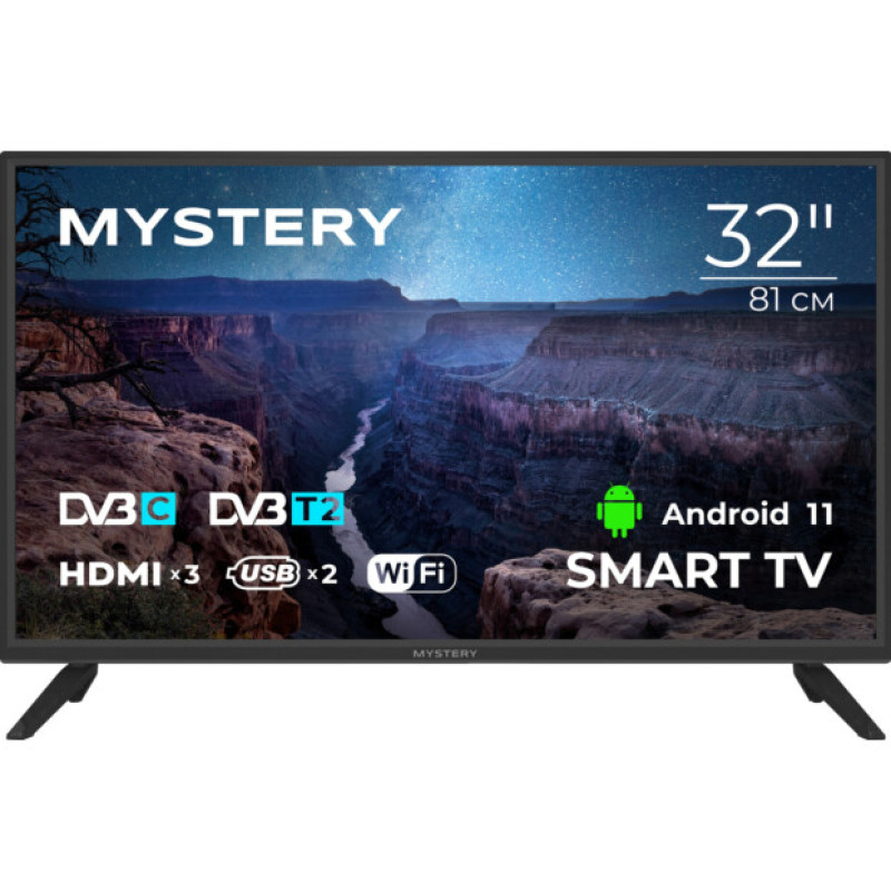 Телевізор Mystery MTV-3220HST2 LED Арт.936412