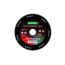 Диск алмазний по металу 125х1.3х22.2 APRO Арт.830076