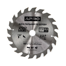Диск пиловий до дерева 190х20х24T APRO Арт.830169