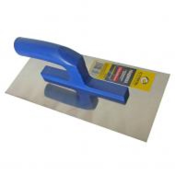 Терка нерж.зубчаста з пласт. ручкою 125x270мм.зуб 12x12мм.Укр. Арт.08-2227