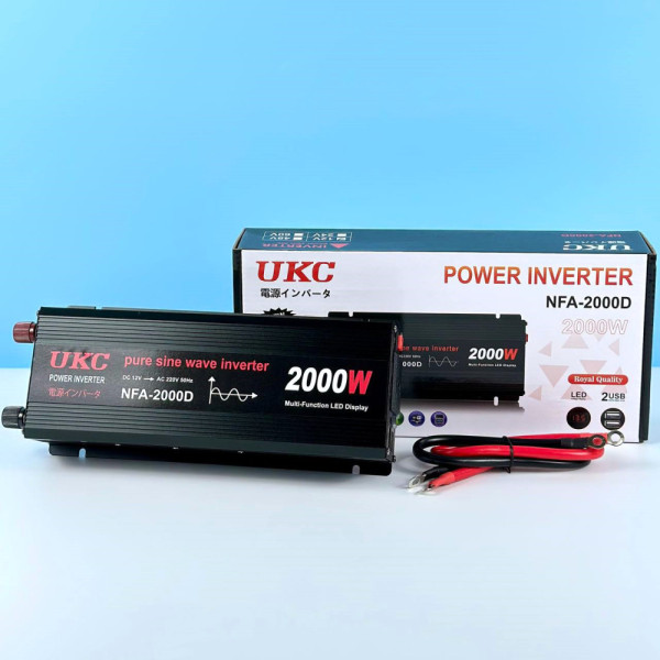 Перетворювач напруги (інвертор) NFA 2000W 12V Арт.51834