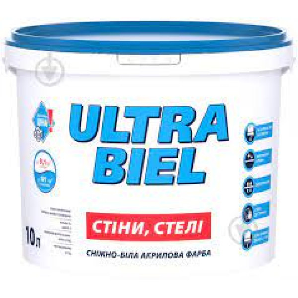 Снежка фасад белый мат 1л водоэмульсионная стандарт Арт.002861