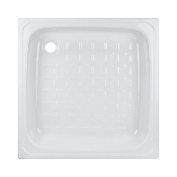 Душ піддон 80х80 квадрат сталь AquaStream Арт.16226