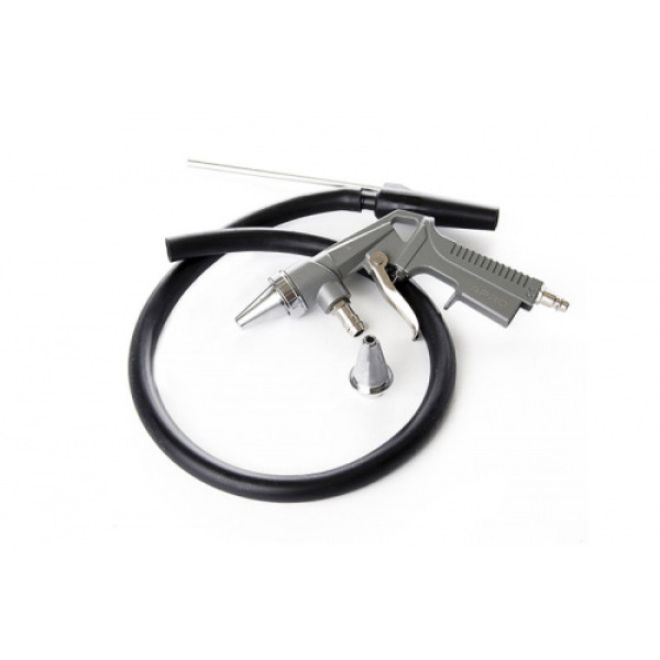 Пневмопистолет пескоструйный со шлангом 1м APRO Арт.850106