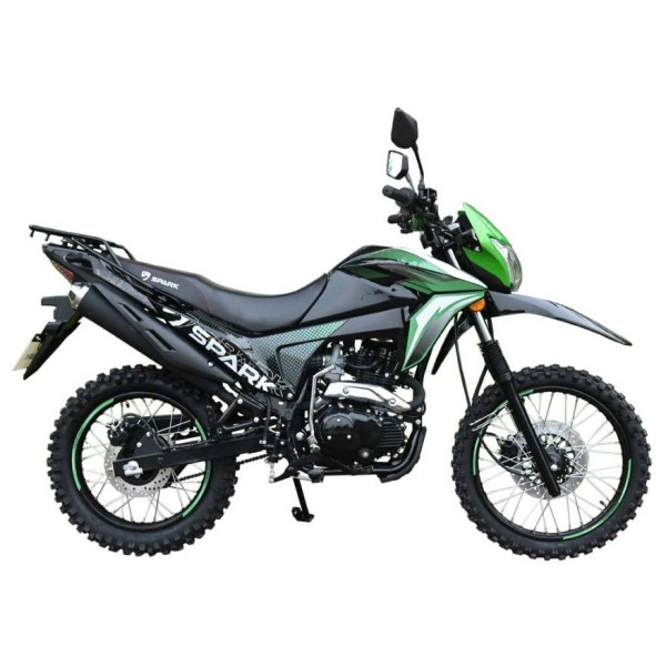 Мотоцикл SP200D-5B (Зелений з чорним) SPARK Арт.193570