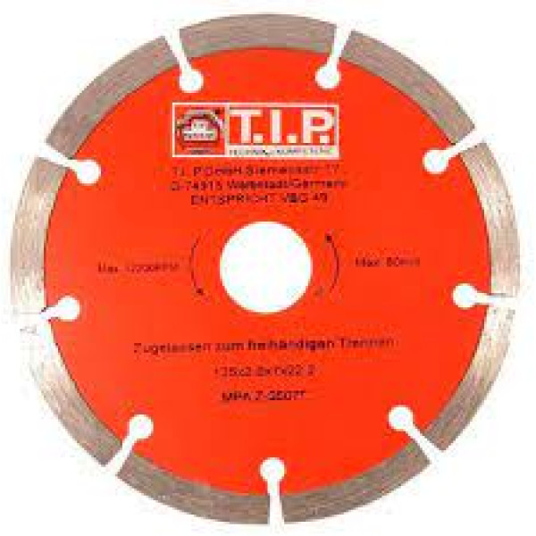 Круг відрізний алмазний бетон 180 2,4х22*2мм KUBIS Арт.KB-07-04-1180